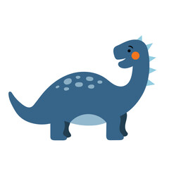 Naklejka premium Illustration of a cute dinosaur isolated on a white background