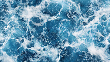 Fototapeta premium Blue sea water texture