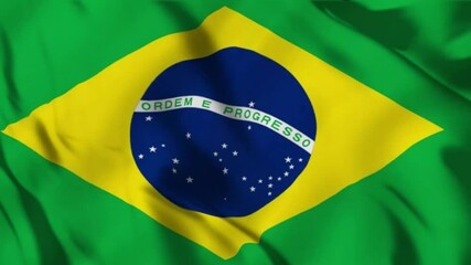 Brazil Flag Waving Video, Brazil Flag, Brazil Flag Animation, Brazilian Flag Waving Video, Brazil Flag Banner Animation 