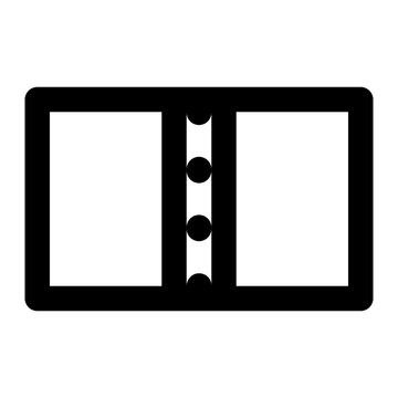 fistball, sport, field, arena, ground outline icon