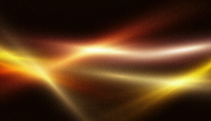 Abstract dark orange gold blue red yellow noise grainy neon glowing gradient texture web banner poster. Glowing dark grainy gradient template, empty space. Nosie texture effect.
