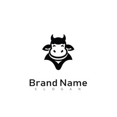 cow bull logo animal design symbol
