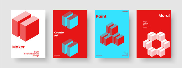 Obraz premium Isolated Background Template. Modern Business Presentation Design. Creative Brochure Layout. Book Cover. Flyer. Poster. Banner. Report. Brand Identity. Handbill. Journal. Notebook. Pamphlet