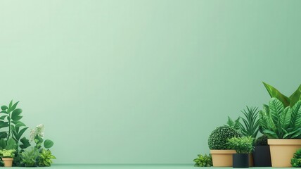 Garden planner with plant icons, natureinspired design 