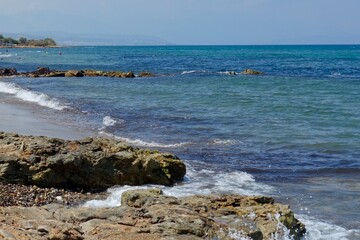 Enjoying the sun from the Greek Island of Crete