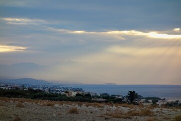 Enjoying the sun from the Greek Island of Crete