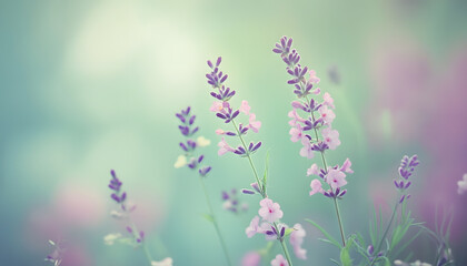 Obraz premium Soft watercolor splashes or strokes in muted tones, offering an artistic yet understated look