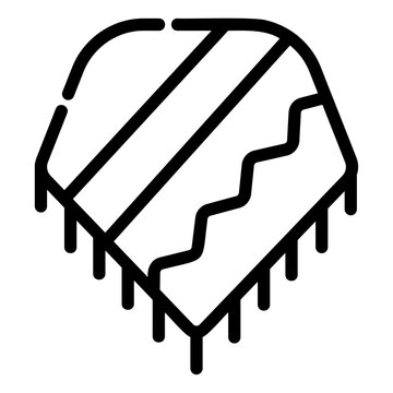 recommend clip art: poncho Line Icon