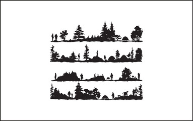 Fototapeta premium Summit Seeker Vector Black Design Mountain Mastery Black Vector Icon