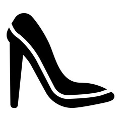 high heels Solid icon