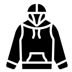 hoodie Solid icon