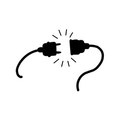 Electric socket with a plug