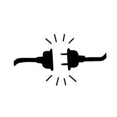 Electric socket with a plug
