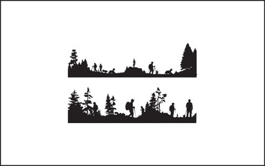 Fototapeta premium Summit Seeker Vector Black Design Mountain Mastery Black Vector Icon