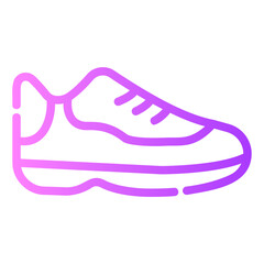 shoes Gradient icon