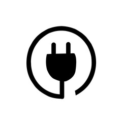 Plug icon vector