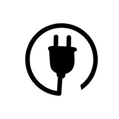 Plug icon vector