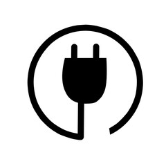 Plug icon vector