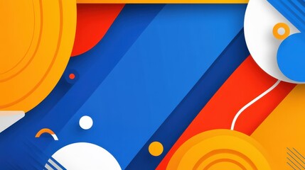 Obraz premium Explore a vibrant collection of abstract posters featuring 3D geometric shapes on a minimalist gradient background.