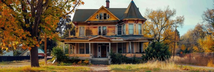 Obraz premium Abandoned Retro Home