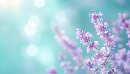 Obraz premium A single pastel color, such as mint green or lavender, providing a soothing and simple backdrop