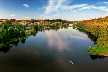 Kaszuby. Przywidz i jezioro Przywidzkie. © Janusz Lipiński