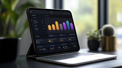 Modern Personal Finance App Dashboard with Automated Savings Suggestions and Budget Tracking for Financial Management