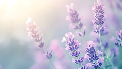 Fototapeta premium A single pastel color, such as mint green or lavender, providing a soothing and simple backdrop