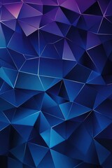 Obraz premium Blue Gradient Vector with Geometric Pattern