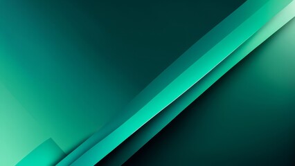 Abstract teal green gradient background with diagonal lines.