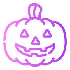 jack o lantern Gradient icon
