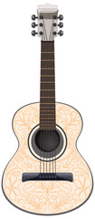 Obraz premium Decorative Mexican Guitar Illustration