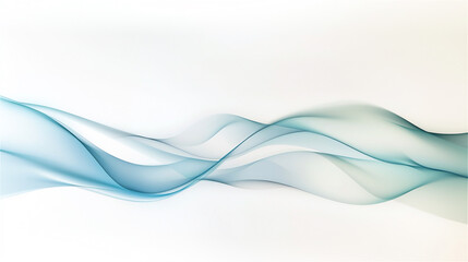 Obraz premium Blue flowing curve background