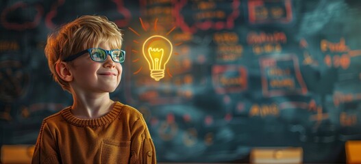 A Young Boy's Bright Idea
