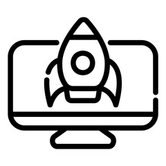 website Line Icon