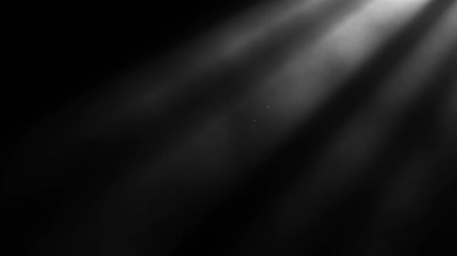 God Rays With Magic Particles White Color