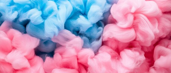 Obraz premium Vibrant swirls of blue and pink smoke create an ethereal, dreamy effect, perfect for artistic and creative backgrounds.