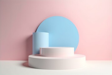 3D Product Display Stand Platform Background, 3D podium, product display, stand platform, background, minimalist design,