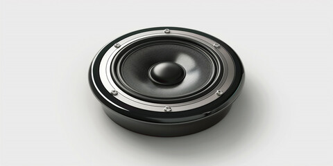 Bookshelf Speaker isolated on white background