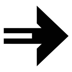 Black fast forward icon with two horizontal lines on a white background