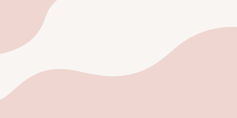 Abstract pastel background with flowing white shapes on a pink backdrop