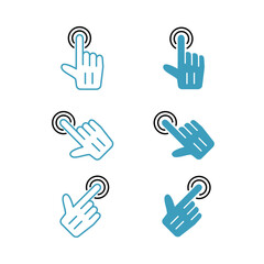 Fototapeta premium Touch icon template