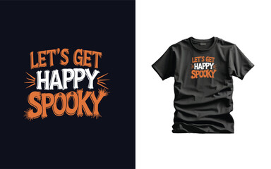 Fototapeta premium Halloween Vector T-shirt Design Typography illustration