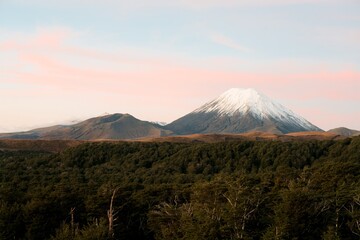 Mount Ngauruhoe, autumn 2024