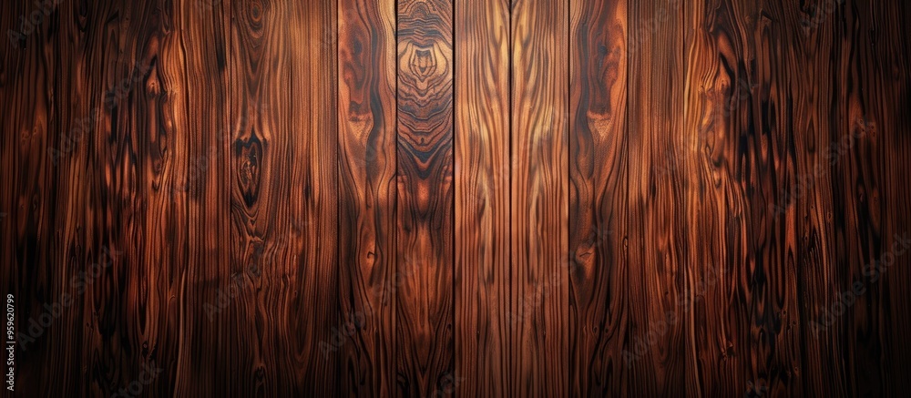 Poster walnut wood surface pattern. copy space image. place for adding text and design