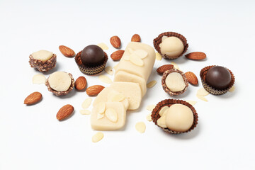 Marzipan, concept of tasty and delicious sweet food