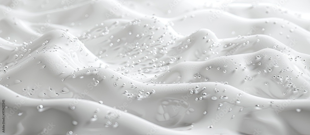 Poster white foam background. copy space image. place for adding text and design