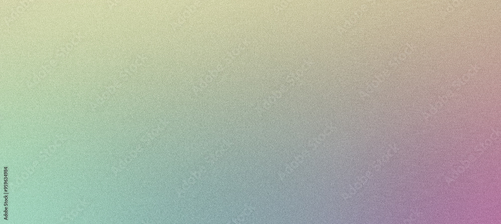 Wall mural Abstract grainy gradient background fading from yellow to purple