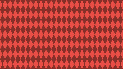 Fototapeta premium Geometric pattern with red and brown diamonds, perfect for backgrounds and creative project.