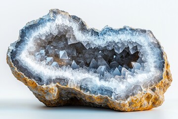 Crystal geode with sparkling insides